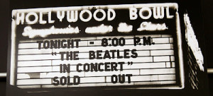 The Beatles Hollywood Bowl Cartaz luminoso