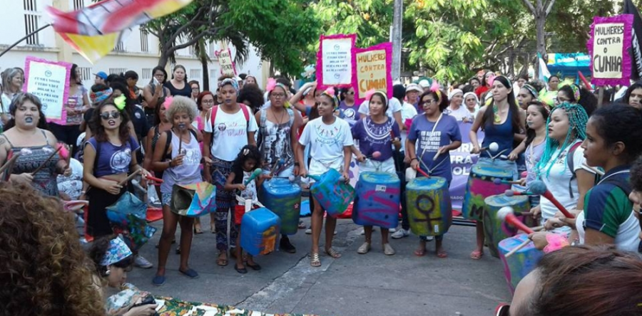 Ato político acontece em Fortaleza no Dia Internacional da Mulher