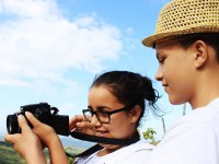 A Formação de Cineastas  Indígenas dá continuidade à
1ª e 2ª Mostra Indígena de Filmes Etnográficos do Ceará, realizadas em 2015 e 2016, na  etnia Jenipapo-Kanindé, em Aquiraz.  
(Foto: Iago Barreto)