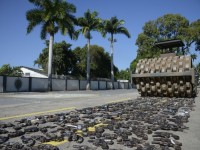 Operação Vulcão destruiu 8.549 mil armas em uma cerimônia realizada em julho deste ano no Rio de Janeiro (Foto: Bruno Albernaz/G1)