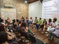 Seminário de Imersão Colaborativa Circense – Construindo a Escola de Circo que Queremos realizado em maio de 2019 para debater sobre os princípios norteadores da Escola Pública de Circo da Vila das Artes (Foto: Thiago Matine/Secultfor)