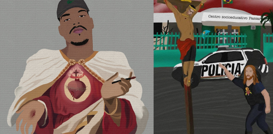 6lackout destaca-se nas redes com imagens da sua área