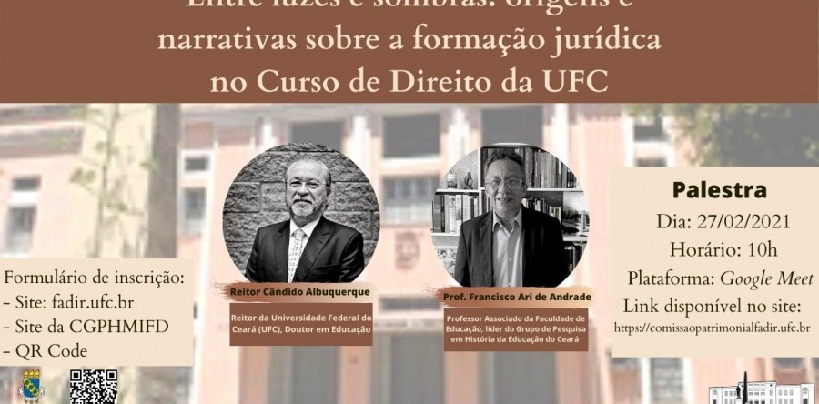 Palestra neste sábado tem participação do reitor da UFC