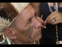 Com o lema “Uma Terra, Muitos Mundos”, as Jornadas buscam ecoar os ensinamentos indígenas e as denúncias contra as violações de seus direitos (Foto: Marcos Vieira)