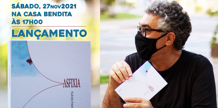 Flávio Paiva lança livro Asfixia