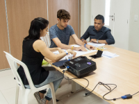 O edital irá selecionar projetos de ideias inovadoras e sustentáveis para concessão de 90 bolsas de estímulo ao empreendedorismo para estudantes de todos os cursos de graduação da UFC (Foto: Viktor Braga/UFC)