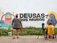 Nesse dia internacional da Mulher, o Projeto Ruela
convida as mulheres da cidade a fazerem parte das próximas edições do Deusas dos Muros (Foto: Divulgação)