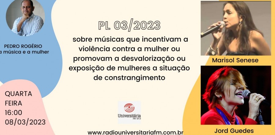 Música e Mulher no Musicultura desta quarta (08/03)